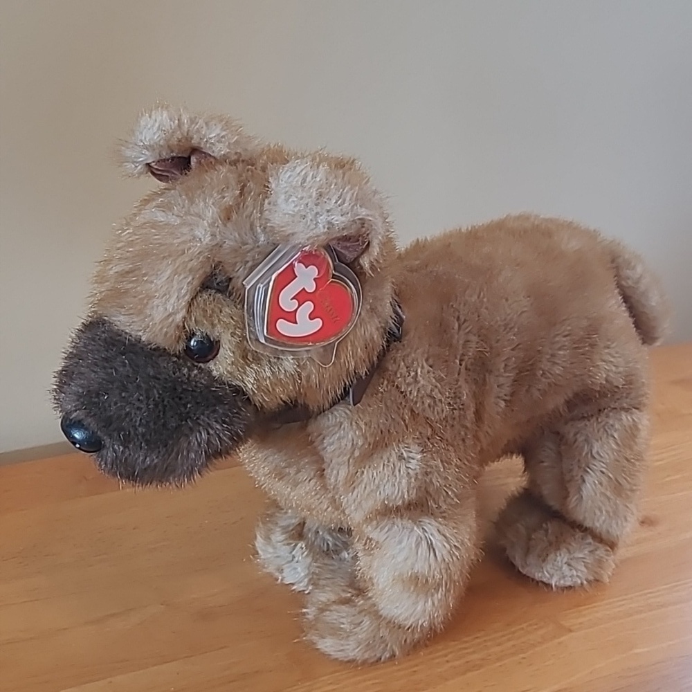 TY CLASSIC COLLECTION Retired 2000 'Sheriff' German Shepherd Plush Dog - Picture 2 of 16